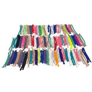 Lot of 80 Pairs (160 Pieces) Curly Twisty Shoe Laces No Tie NEW